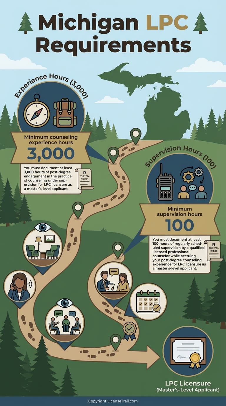 Michigan LPC Requirements (2026) | Hours, Exams & Timeline
